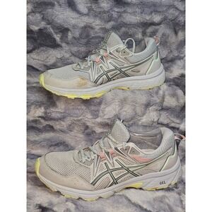 Asics Gel-Venture 8 Womens Running Shoes Grey Pink 1012B230 Size 11